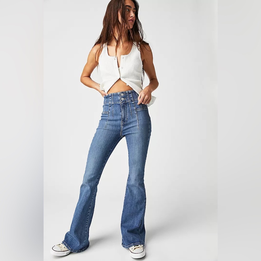 We the Free Jayde High Waist Flare Jean